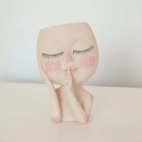 Lady Shaped Planter NWOT! - Picture 5 of 8